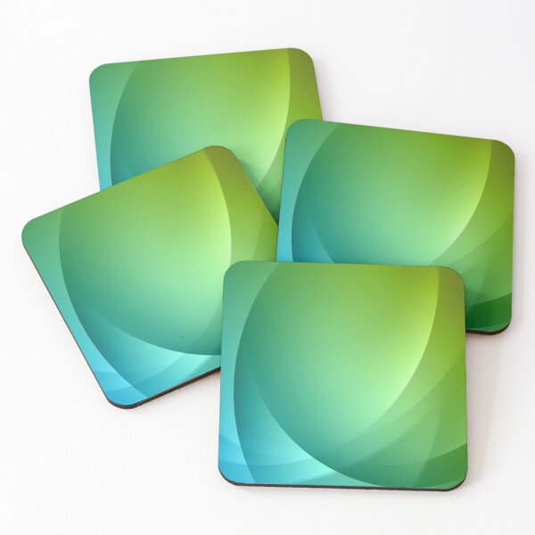 Item preview, Green Blue Lined Abstract Pattern Background designed and sold by WearWolfDesigns.