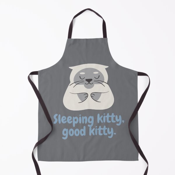 Item preview, Sleeping kitty, good kitty. Cute sleeping cream & grey kitten. designed and sold by FoxMire.