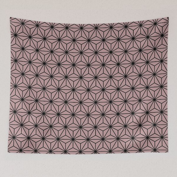 Item preview, Tuscany Purple Asanoha - Japanese Traditional Pattern designed and sold by KinitaDesign.