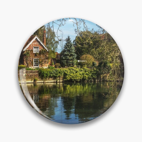 Item preview, A Backwater At Goring on Thames designed and sold by IanWL.