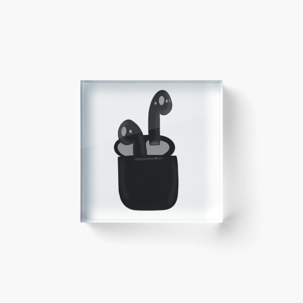 Item preview, Black airpods designed and sold by LU NA.