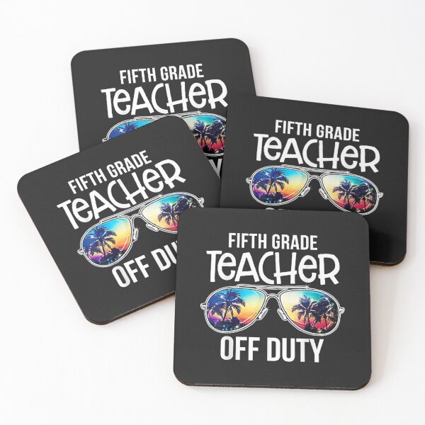 Item preview, Womens 5th Grade Teacher Off Duty Sunglasses Beach Sunset TShirt33 designed and sold by ayeshacl.