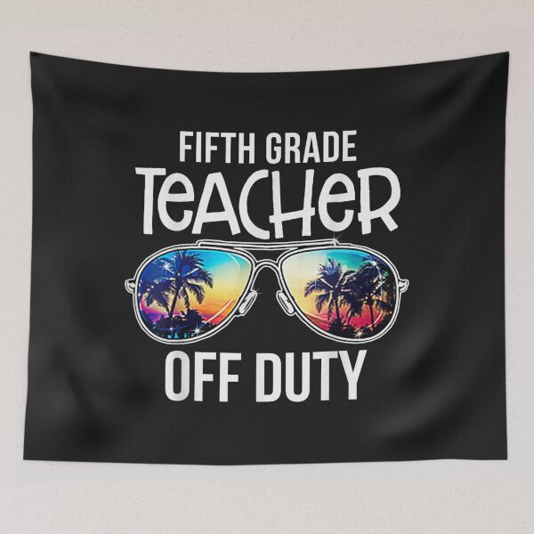 Item preview, Womens 5th Grade Teacher Off Duty Sunglasses Beach Sunset TShirt33 designed and sold by ayeshacl.