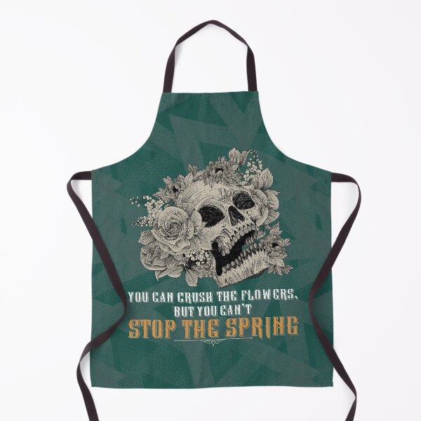 Item preview, You Can Crush The Flowers But You Cant Stop The Spring with Flower Skull designed and sold by MonKeeMAMA.
