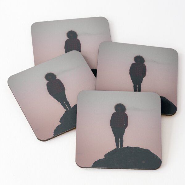 Item preview, Silhouette with colourful sky designed and sold by CarnabysCanvas.