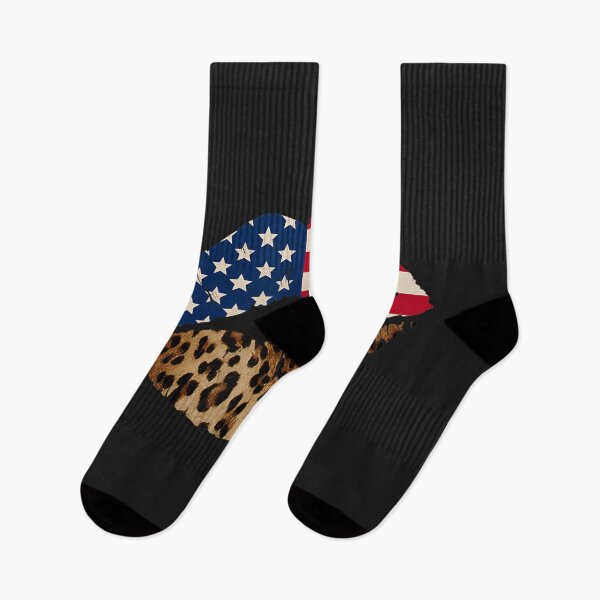 Item preview, Womens American Flag Leopard Lips 4th of July USA Mouth TShirt2 designed and sold by ayeshacl.