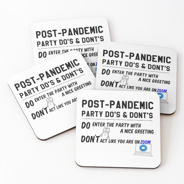 Item preview, Post Pandemic Party  designed and sold by SchlossInspire.