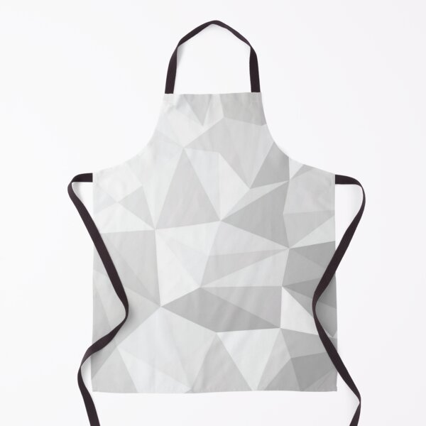 Item preview, White Grey Shaded Rumpled abstract Geometric Triangle Shapes designed and sold by WearWolfDesigns.