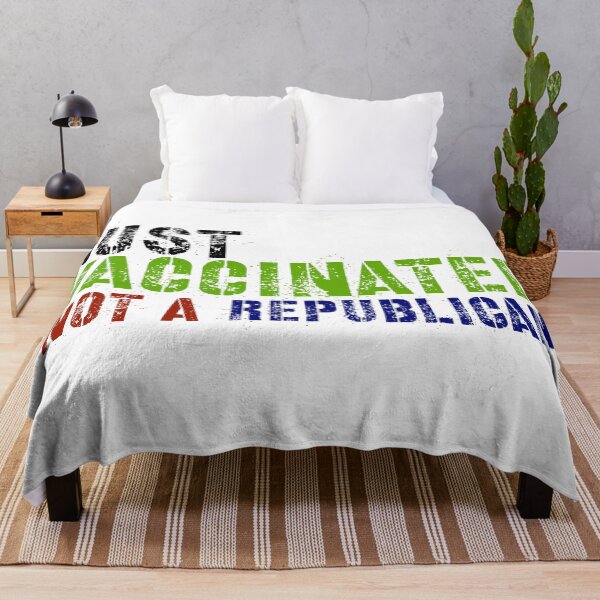 Item preview, vaccinated not republican designed and sold by The Pattern Artist.