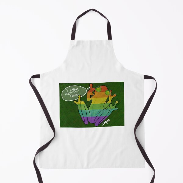 Item preview, Frog supports LGBTQIA (plus) people designed and sold by hues-of-purple // Izzy/Isabel.