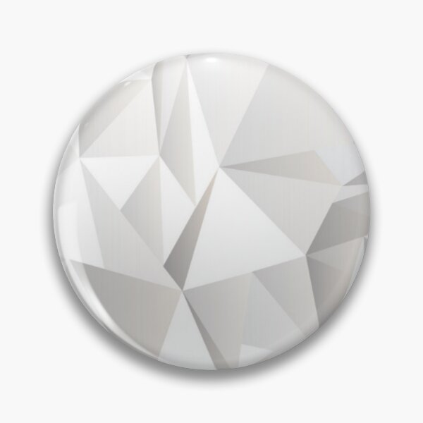 Item preview, White Grey Shaded Rumpled abstract Geometric Triangle Shapes designed and sold by WearWolfDesigns.