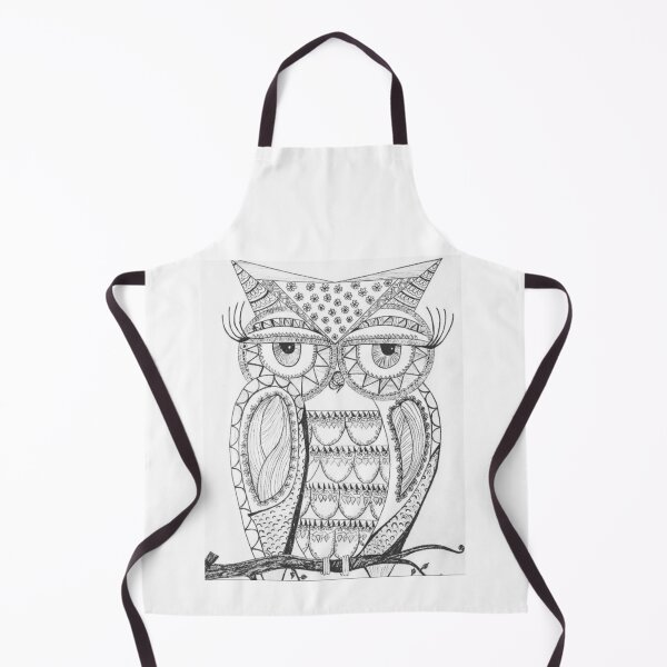 Aperçu de l'œuvre Hibou mignon Zentangle créée et vendue par Tauruseagull.