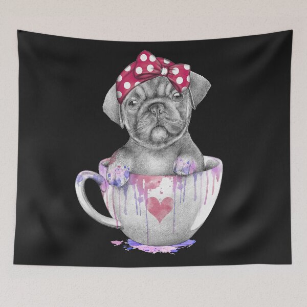 Item preview, Puppy On The Mug designed and sold by thersant.