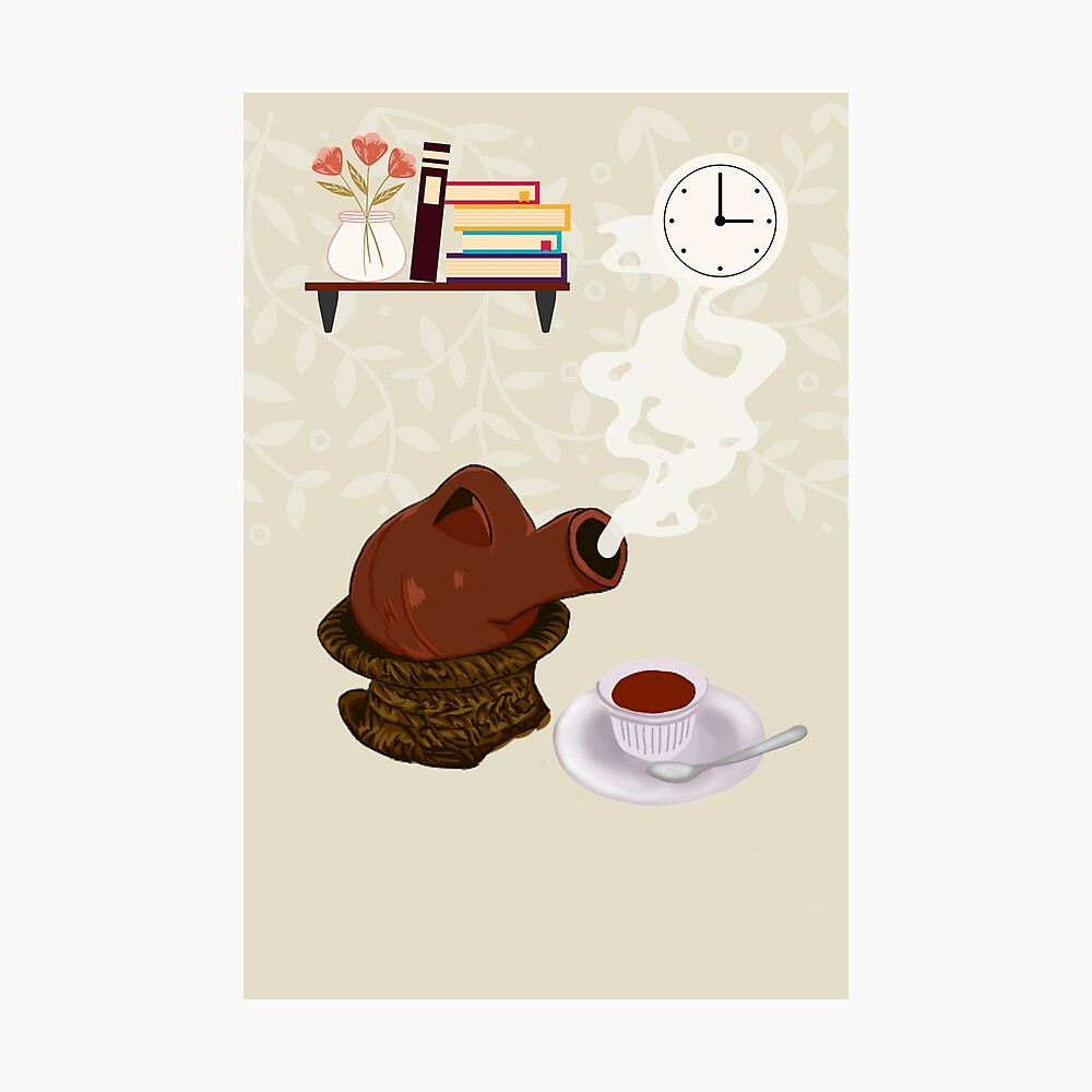 Jebena Canvas Art Coffee Mug Print Coffee Digital Art Print JEBENA COFFEE PRINT Coffee Mug Jebena Coffee Art Eritrean Jebena Print