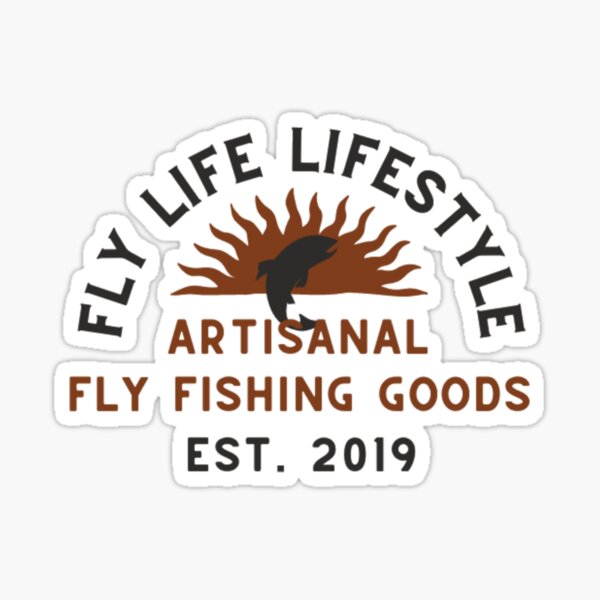 Artikel-Vorschau von Fliegenfischen Artisan Style Grafik, designt und verkauft von FlyLifeApparel.