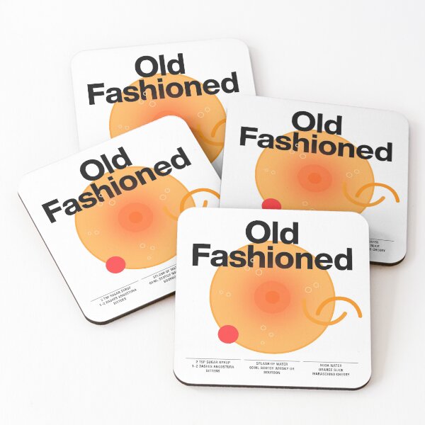 Item preview, Cocktail mixology for the house bar "Old Fashioned" designed and sold by TrueType.