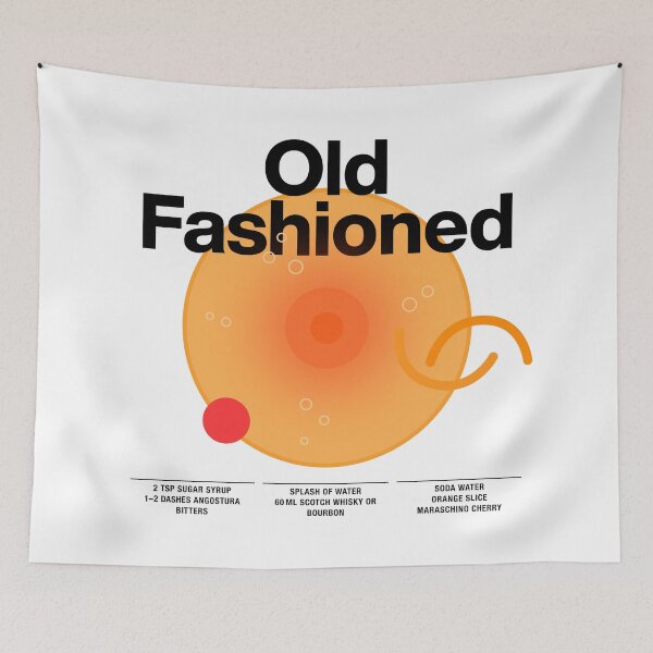 Item preview, Cocktail mixology for the house bar "Old Fashioned" designed and sold by TrueType.