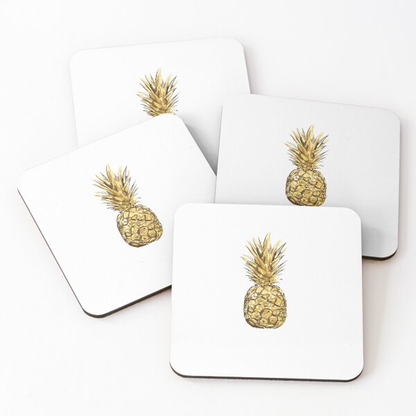 Item preview, Golden pineapple pattern drawing designed and sold by Dilerte.