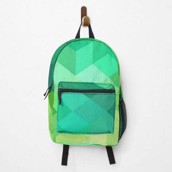 Item preview, Green Shaded Cube Square Geometric Abstract Pattern designed and sold by WearWolfDesigns.