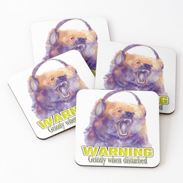 Item preview, Grizzly when disturbed  designed and sold by petermurphy619.