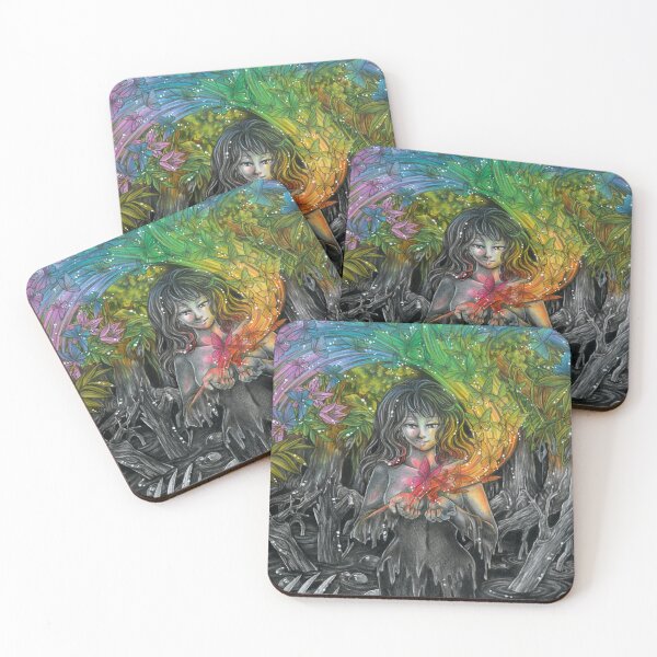 Item preview, The magical swamp - butterflies of colors designed and sold by ZadzeneaArt.