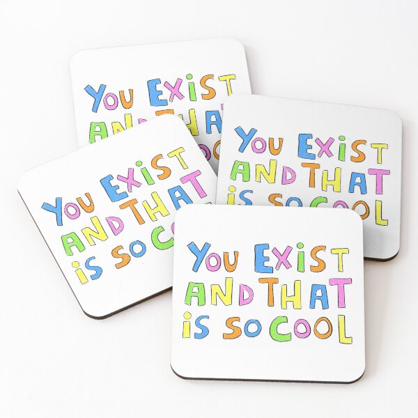Item preview, Colouring book style ( you exist and that is so cool) designed and sold by SPLURGBURG.