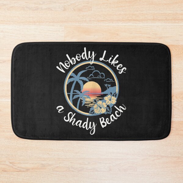 Item preview, Womens NOBODY LIKES A SHADY BEACH Vintage Sunset Funny Pun Quote TShirt34 designed and sold by ayeshacl.