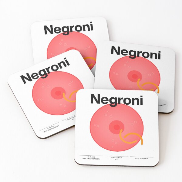 Item preview, Cocktail mixology for the house bar "Negroni" designed and sold by TrueType.