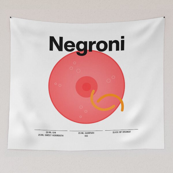 Item preview, Cocktail mixology for the house bar "Negroni" designed and sold by TrueType.