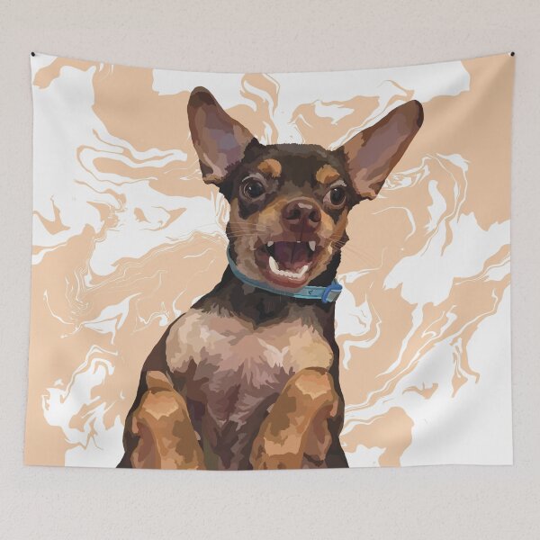 Artikelvorschau, Chihuahua The Lovely Pup White Version entworfen und verkauft von artsnuyenn.
