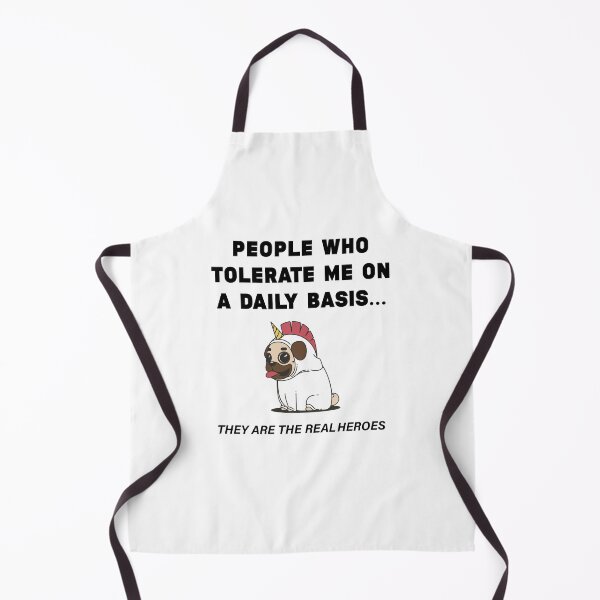 Item preview, People Who Tolerate Me On A Daily Basis | Sarcastic Graphic Funny dog Unicorn designed and sold by NewDayDesigns.