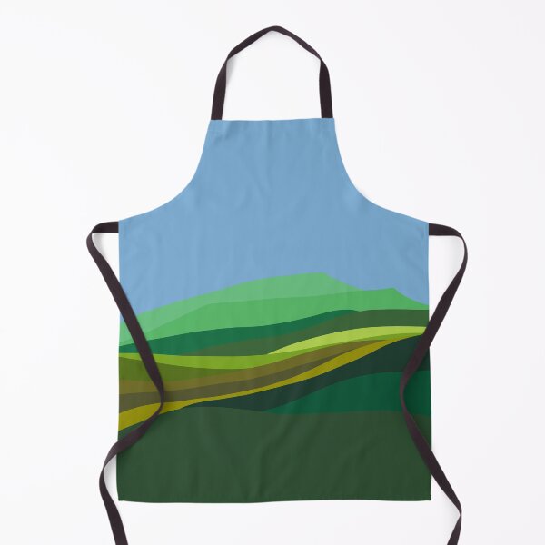 Item preview, Abstract Pen-y-Ghent in Spring, Yorkshire Dales Three Peaks, Fell Walking designed and sold by SparrowsEndArt.