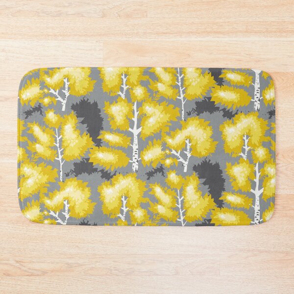 Item preview, Yellow birch forest in autumn, seamless pattern designed and sold by colorofmagic.