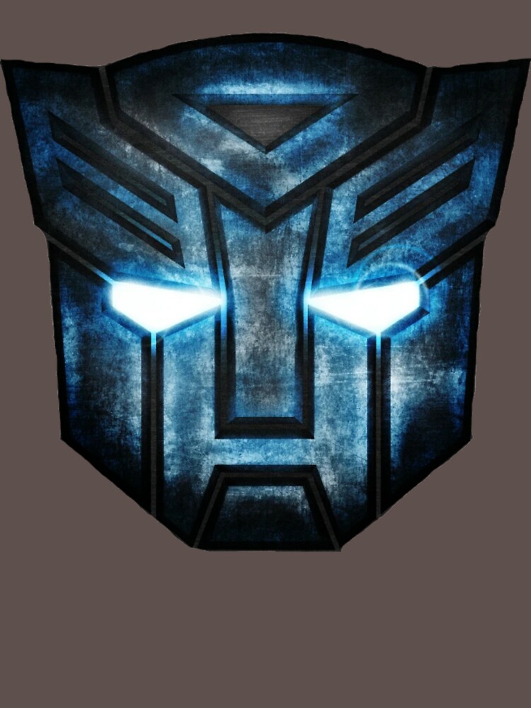 Autobot Symbol Transformers Black Glowing Effect T Shirt For Sale