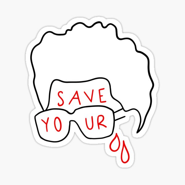 Das Weeknd "Save Your Tears" (Aufkleber und mehr) Sticker