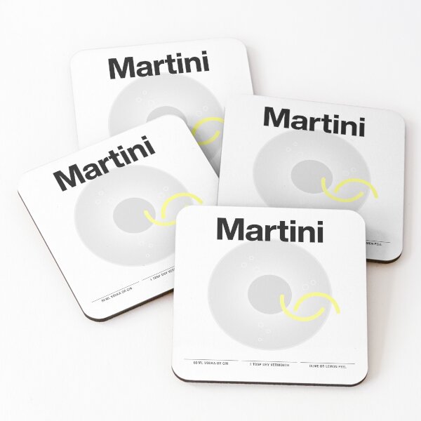 Item preview, Cocktail mixology for the house bar "Martini" designed and sold by TrueType.