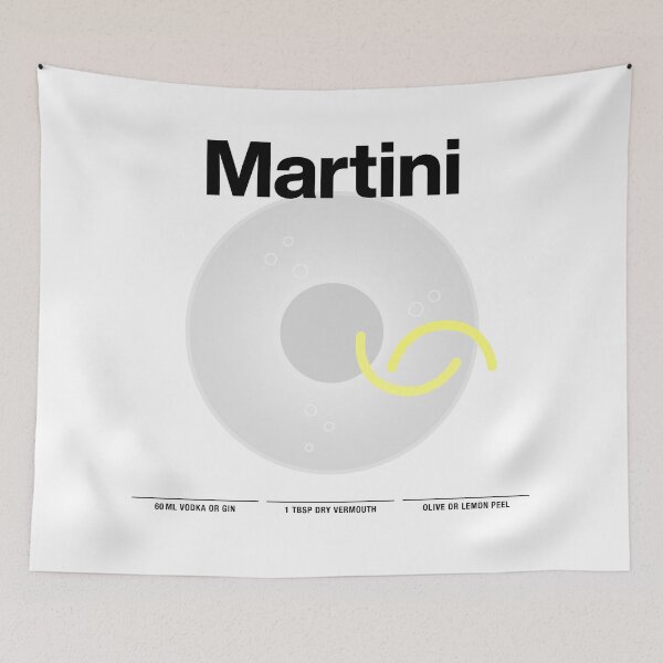 Item preview, Cocktail mixology for the house bar "Martini" designed and sold by TrueType.