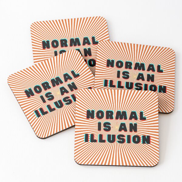 Item preview, Normal Is An Illusion designed and sold by Anjestic Studio.
