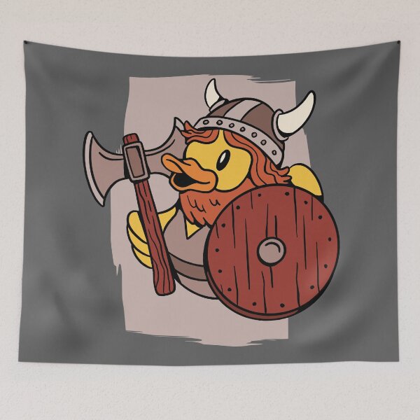 Item preview, Cute Viking Rubber Ducky designed and sold by SLAG-Creative.