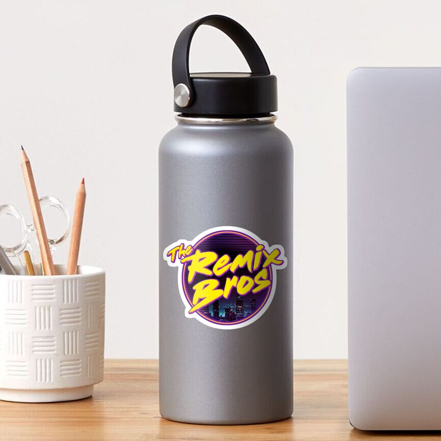 The Remix Bros Logo Design Sticker