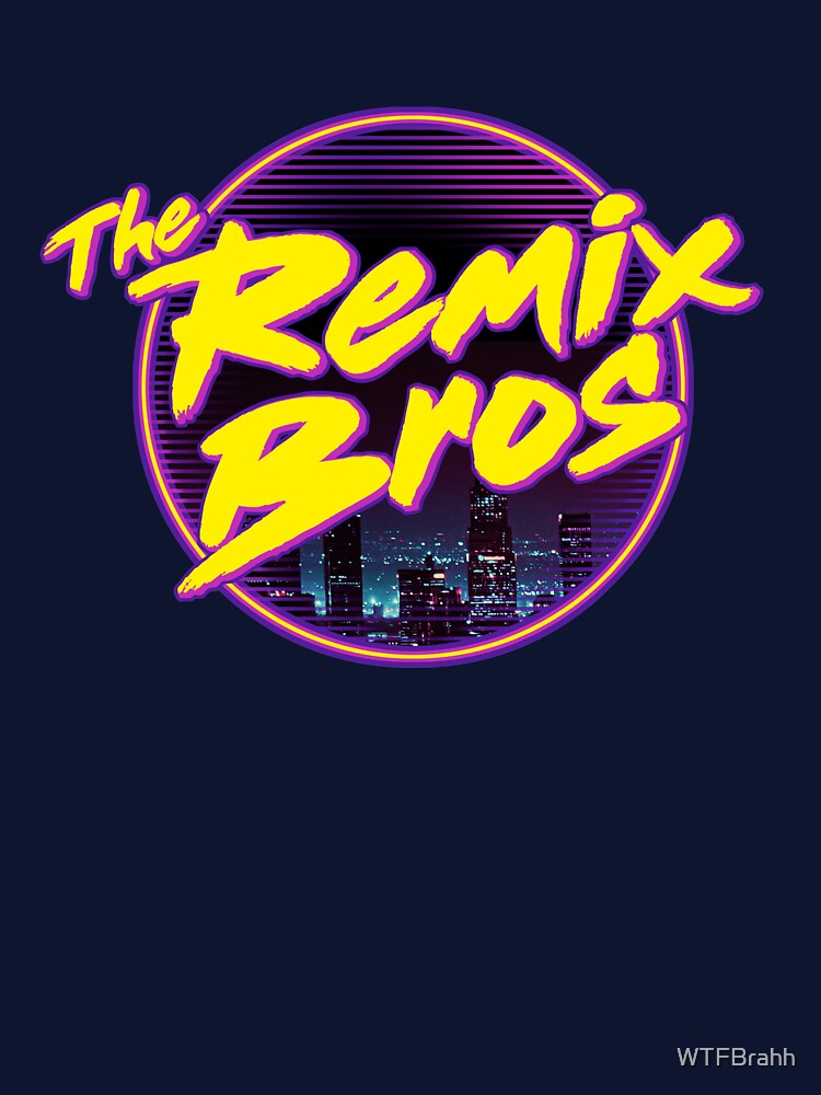 Thumbnail 7 of 7, Classic T-Shirt, The Remix Bros Logo Design designed and sold by WTFBrahh.