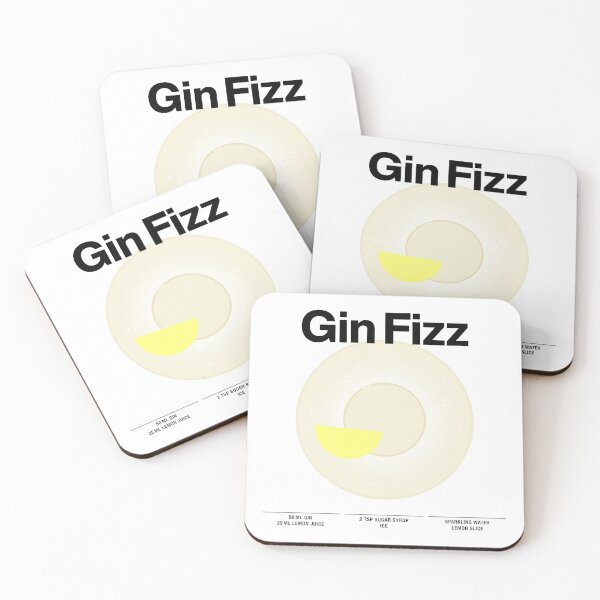 Item preview, Cocktail mixology for the house bar "Gin Fizz" designed and sold by TrueType.