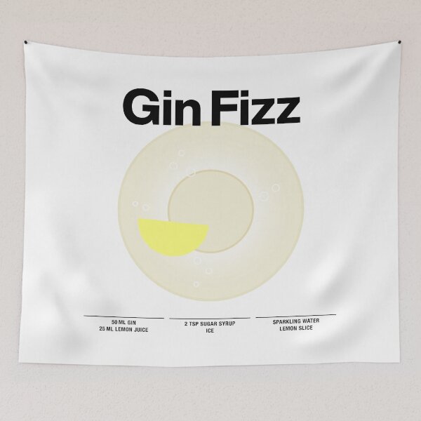 Item preview, Cocktail mixology for the house bar "Gin Fizz" designed and sold by TrueType.