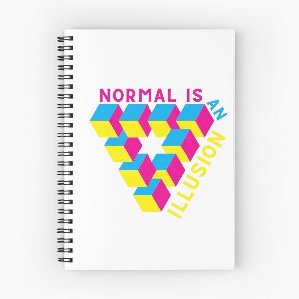 Item preview, Normal Is An Illusion designed and sold by Anjestic Studio.