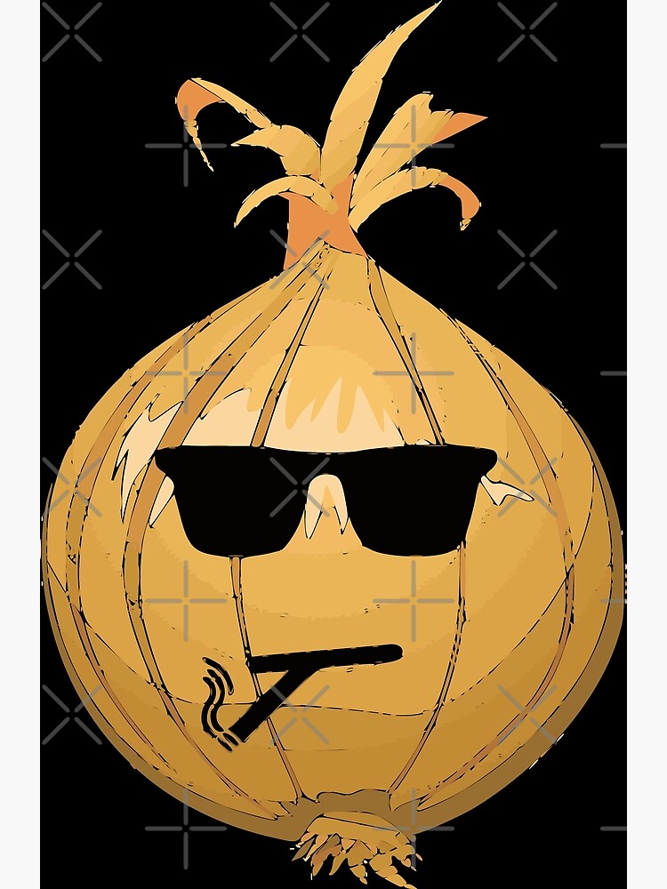 "Gangster Onion" Poster for Sale by OMdesigns93 Redbubble