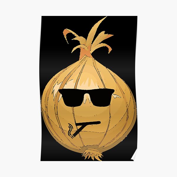 "Gangster Onion" Poster for Sale by OMdesigns93 Redbubble