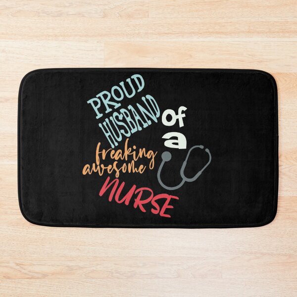 Item preview,  Proud Husband Of Nurse (Stethoscope Colors) designed and sold by superdumb70.