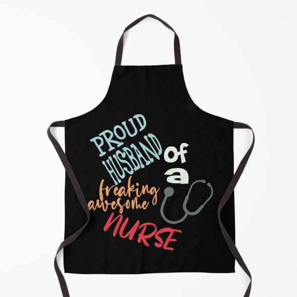 Item preview, Proud Husband Of Nurse (Stethoscope Colors) designed and sold by superdumb70.