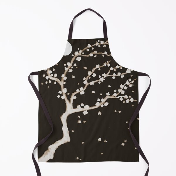 Item preview, White Blossom Night Sky Full Moon designed and sold by JzArt.