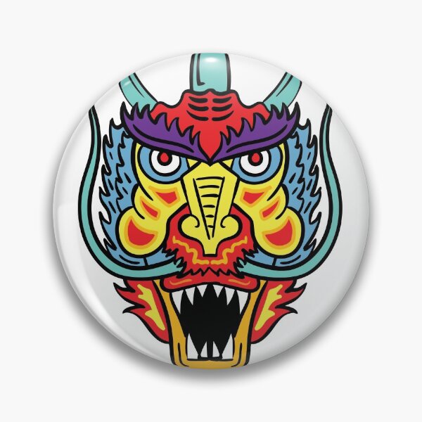 Item preview, Colorfull japonés Oni Demon designed and sold by Kohiko Art.
